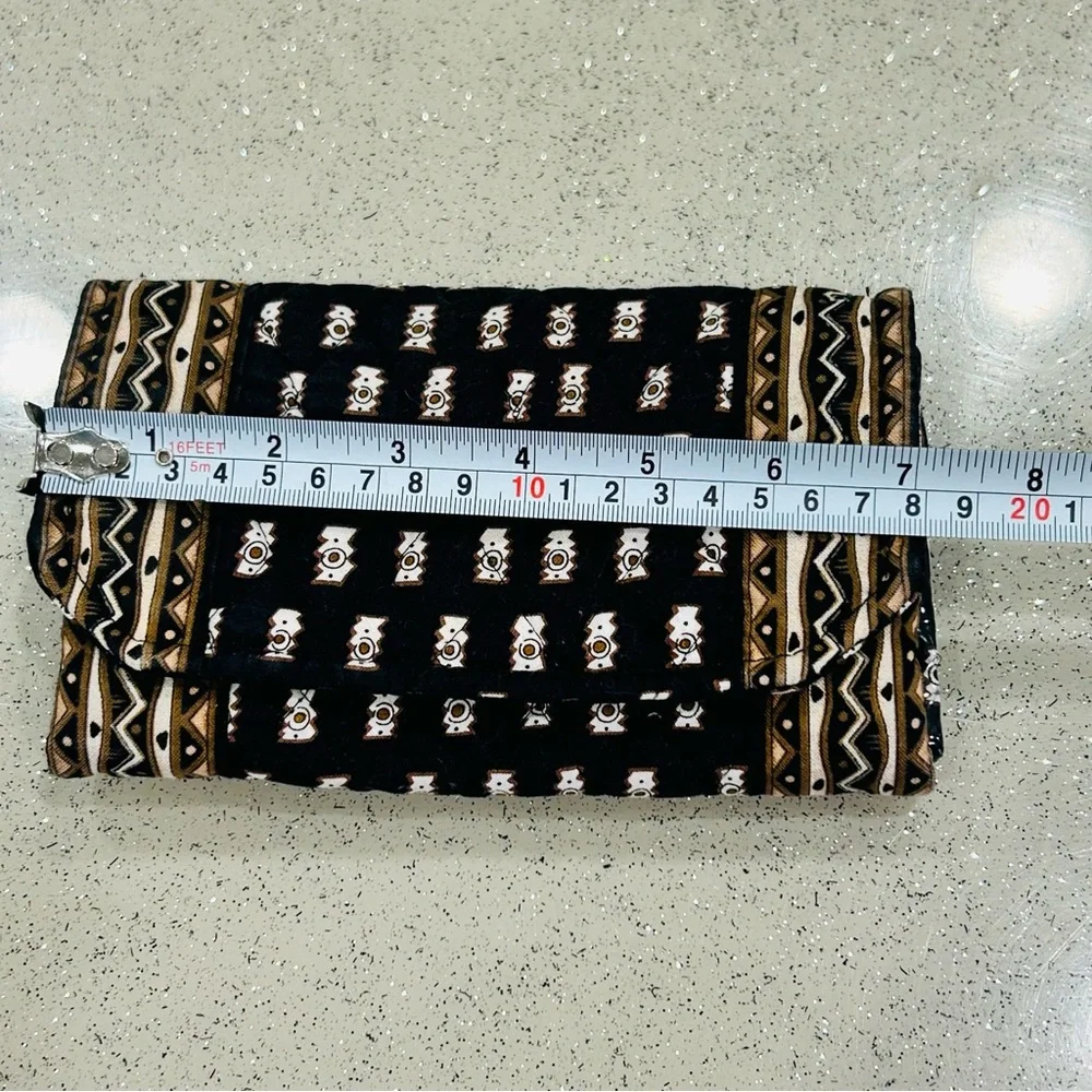 VINTAGE~Vera Bradley Tri-Fold Wallet in the retired "Zebra"‎ Print~Clean - Picture 4 of 16